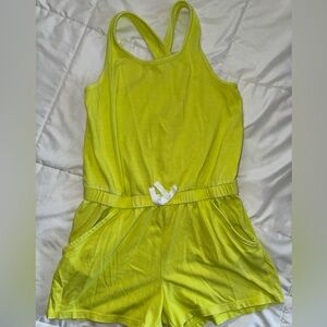 Size 8 lime green romper